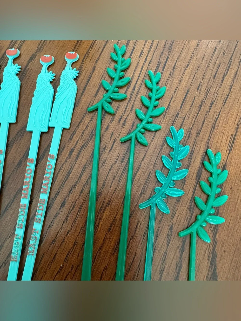 Vintage Lot of 28 Swizzle Sticks Various Locations NYC Roses Lighthouse Trees